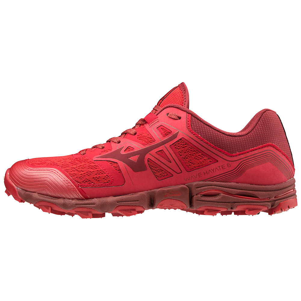 Mizuno Wave Hayate 6 - Erkek Trail Koşu Ayakkabısı - Kırmızı Türkiye (RYMDEB-576)